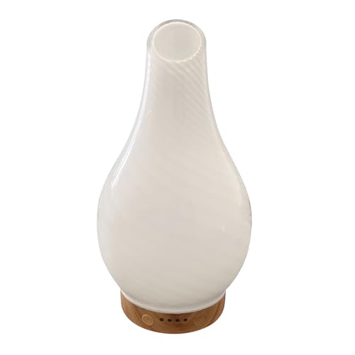 pajoma® Aroma Diffuser - SPALIGHT LED-Licht Mehrfarbig + Timer | 100ml Diffusor Ultraschall Luftbefeuchter für Ätherische-Öle | 12,5 x 22,5 cm - Auto-Shut-Off | ideal für Büro, Wohn- und Schlafzimmer von pajoma