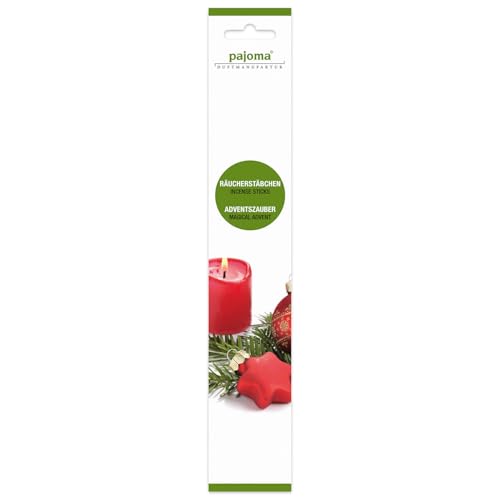 pajoma® Räucherstäbchen Adventszauber 24x 10 Stück | Weihrauch-Stäbchen 28 cm - in dekorativer Verpackung von pajoma