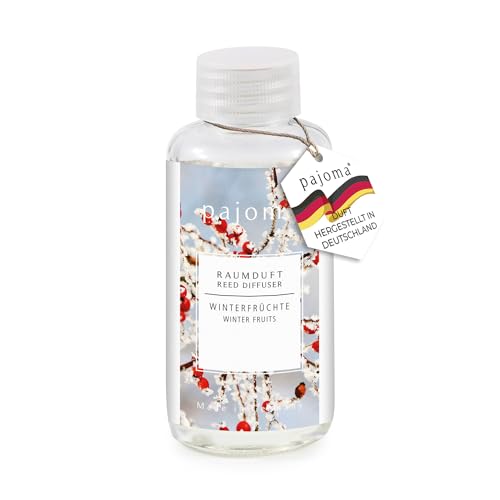 pajoma® Raumduft Nachfüllflasche 100 ml, Winterfrüchte | Nachfüller für Lufterfrischer | intensiver und hochwertiger Duft in Premium Qualität von pajoma