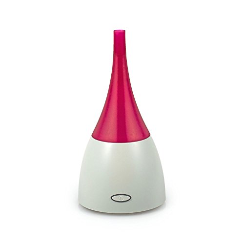 pajoma Aroma Diffuser AirActiv, Ultraschall Luftbefeuchter mit LED Licht, 4 Farben Humidifier Aromatherapie Diffusor (Rot) von pajoma