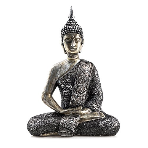 pajoma Deko Buddha "Paduma" sitzend, Gr. M, H 28,5 cm von pajoma