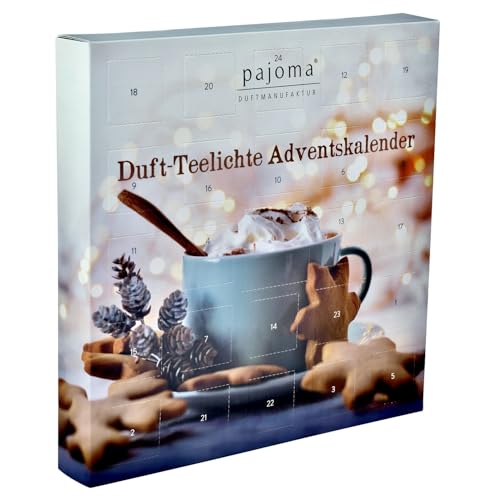 pajoma® Duftkerzen Duftteelichte Teelicht Adventskalender rot, 24 Teelichte in 6 versch. Sorten inkl. Teelichthalter pajoma® Duftkerzen Duftteelichte Teelicht Adventskalender rot, 24 Teelichte in 6 versch. Sorten inkl. Teelichthalter von pajoma