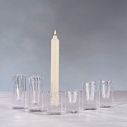 pajoma Kerzenhalter, transparent aus Glas (8cm) von pajoma