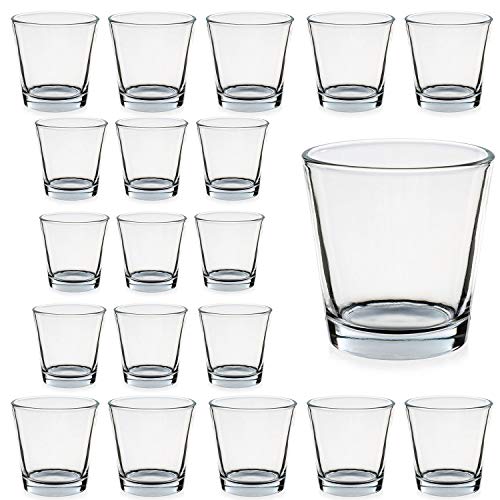 pajoma Teelichtglas Klar, Kerzenglas, 24 Stück im Set, H 7,3 x Ø 7,5 cm pajoma Teelichtglas Klar, Kerzenglas, 24 Stück im Set, H 7,3 x Ø 7,5 cm von pajoma