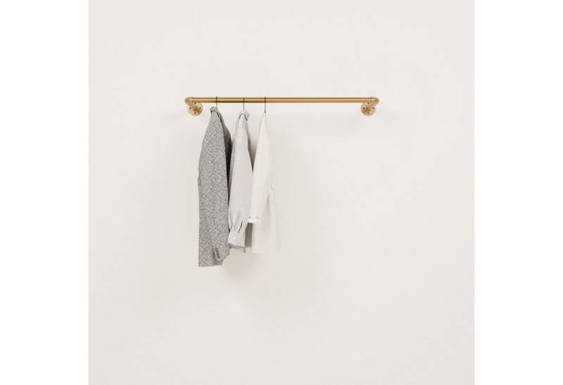 pamo. design Garderobenständer FINN - Kleiderständer Garderoben, offene Kleiderstange zur Wandmontage im industrial Design von pamo. design