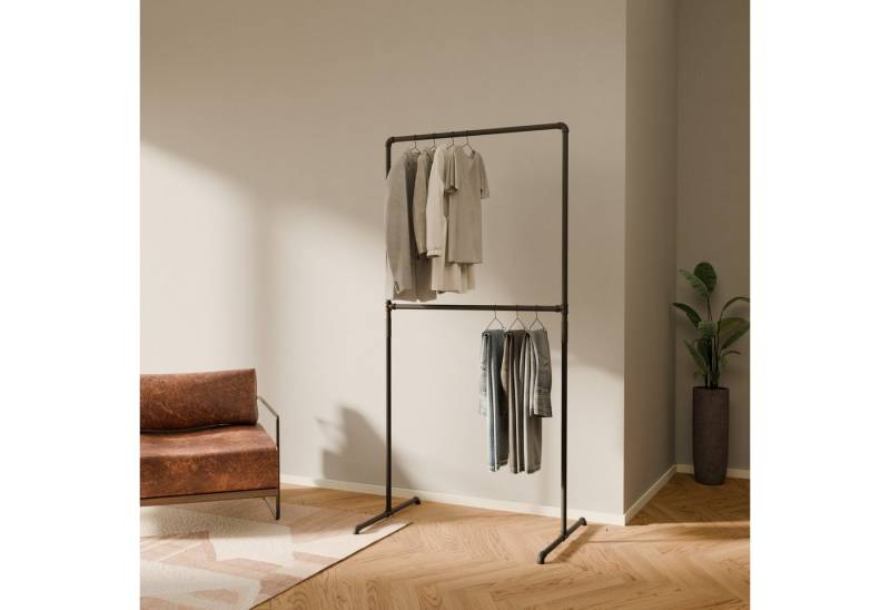 pamo. design Kleiderständer LAS, (Kleiderstange ohne Bohren), Offene und freistehende Kleiderstange von pamo. design