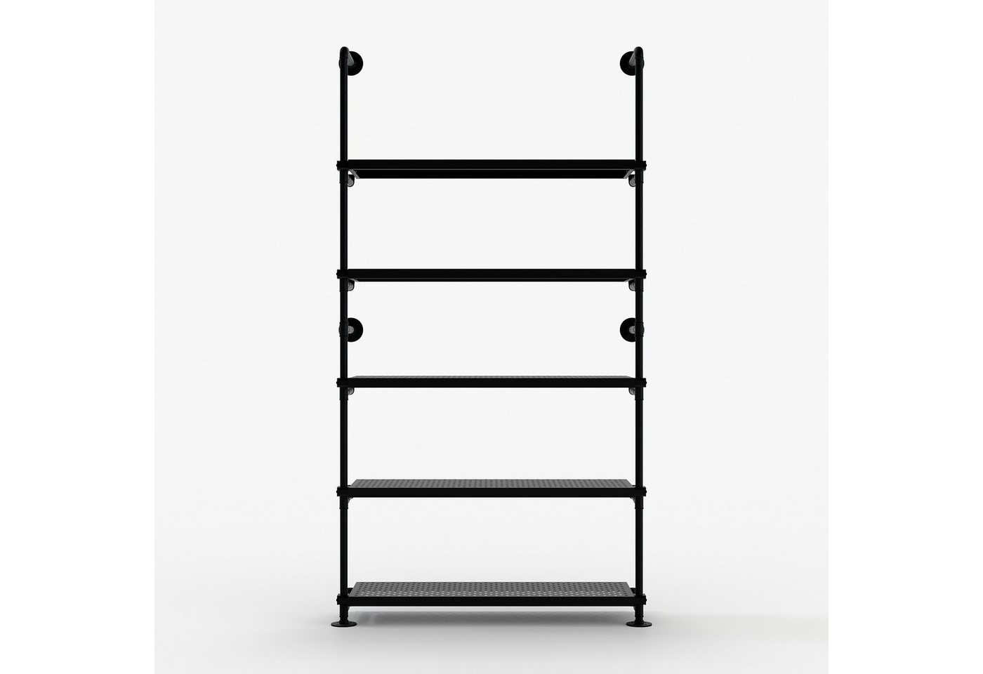 pamo. design Wandregal LENNE, Regal zur Wandmontage mit 5 Metall-Ablageflächen von pamo. design