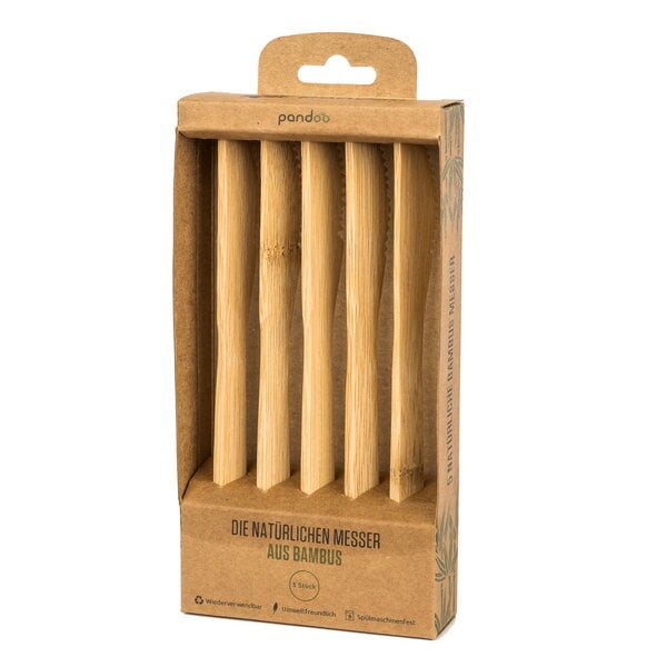 pandoo 5er-Set: Messer aus Bambus - wiederverwendbar & umweltfreundlich pandoo 5er-Set: Messer aus Bambus - wiederverwendbar & umweltfreundlich von pandoo