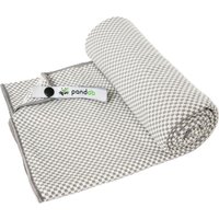 pandoo L Badetuch 80 cm  x 160 cm grau von pandoo