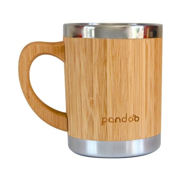 pandoo Bambus Kaffeebecher | doppelwandiger Trinkbecher von pandoo