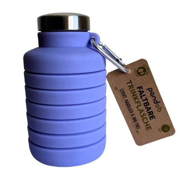 pandoo Faltbare Silikon Trinkflasche 700ml – BPA-frei, auslaufsicher & wiederverwendbar pandoo Faltbare Silikon Trinkflasche 700ml – BPA-frei, auslaufsicher & wiederverwendbar von pandoo