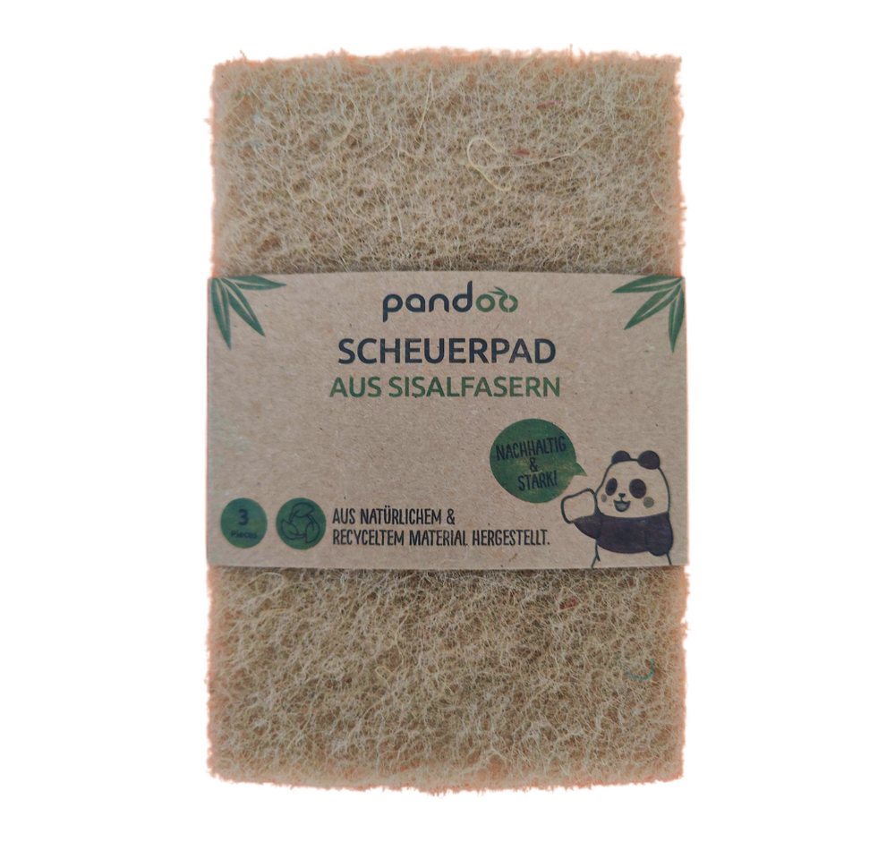 pandoo Scheuerschwamm Scheuerpad aus Sisalfasern 3er-Set pandoo Scheuerschwamm Scheuerpad aus Sisalfasern 3er-Set von pandoo
