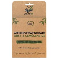 Pandoo Obst - Und Gemüsenetze | 3Er - 6Er-Set Bio Baumwolle von pandooShop