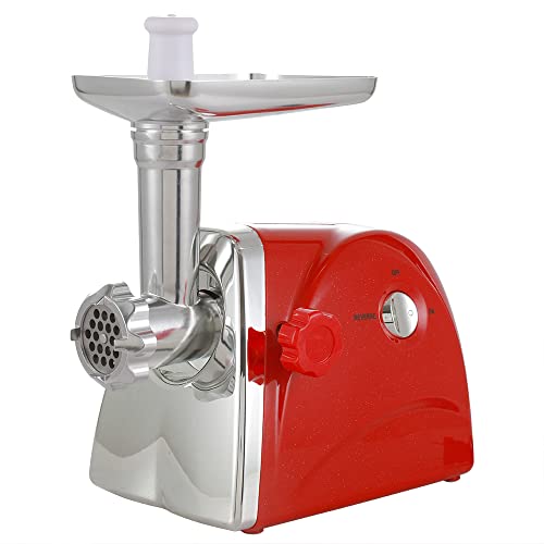 800W Elektrischer Fleischwolf Wurstfüller Multi Küchenmaschine Meat Grinder | Edelstahlklinge | Haushaltsgebrauch | Einfache Reinigung | Robust und langlebig von panfudongk