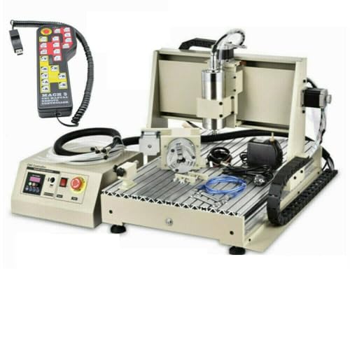 CNC Fräsmaschine Metall Router Fräse 6040 USB Metall 4 Axis Kit 1.5KW Graviermaschine Router Gravurwerkzeug DIY Mini Fräsmaschine für Metall Holz Glas Stein CNC Fräsmaschine Metall Router Fräse 6040 USB Metall 4 Axis Kit 1.5KW Graviermaschine Router Gravurwerkzeug DIY Mini Fräsmaschine für Metall Holz Glas Stein von panfudongk