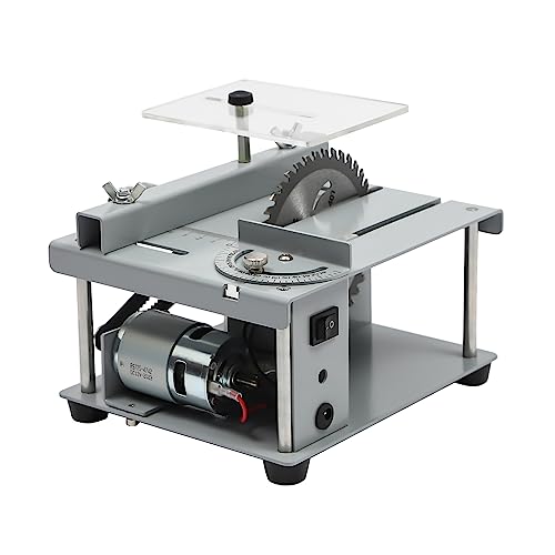panfudongk Mini Hobby Tischsäge - Elektrische 96W Säge - Holzbearbeitungswerkzeug, Kompakt und leicht von panfudongk