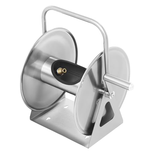 Schlauchaufroller Edelstahl Gartenschlauch Aufroller Wasserschlauch Trommel Schlauchtrommel Wasser Schlauchrolle Gartenschlauch Trommel Schlauchbox Wandmontiert Bodenmontiert von panfudongk