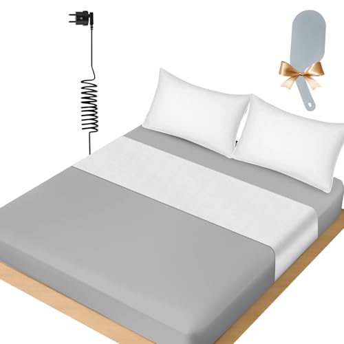 panthem Universelle Erdungsbettlaken Erdungsmatte für Bett - Bio-Baumwolle mit Silberfaser für Besseren Schlaf, 265x60 cm Erdungslaken Erdung-Bettlaken Grounding Bed Sheet Mat (Weiß) von panthem