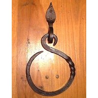Blatt Top Handtuch Ring Blatt Top Handtuch Ring von panthercreekforge