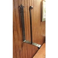 Handgeschmiedeter, An Der Wand Befestigter Papierhandtuchhalter von panthercreekforge