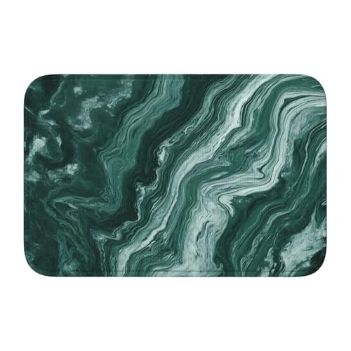 Badezimmermatten, Marmor-Bilder, rutschfest, für Waschbecken, 60 x 40 cm, Grün Badezimmermatten, Marmor-Bilder, rutschfest, für Waschbecken, 60 x 40 cm, Grün von panverix