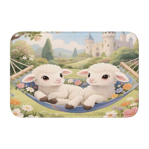 panverix Badematte für Hängematte und Schaf, rutschfest, für Heimdekoration, 60 x 40 cm von panverix