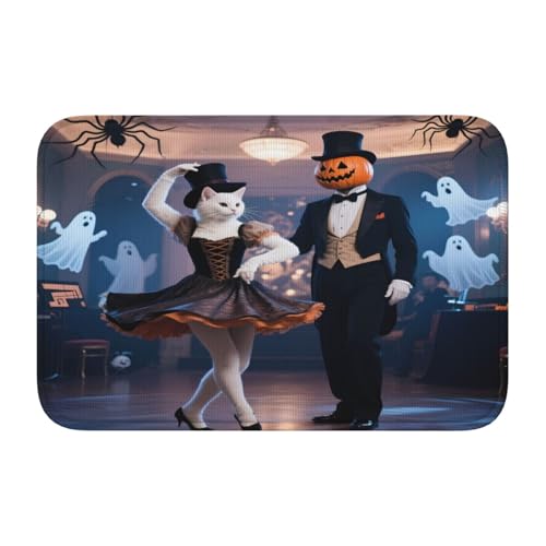 panverix Halloween-Badezimmerteppich, Katzentänzerin, rutschfest, 50 x 40 cm panverix Halloween-Badezimmerteppich, Katzentänzerin, rutschfest, 50 x 40 cm von panverix