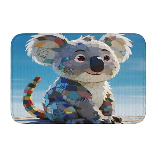 panverix Koala Badvorleger mit Glasbild, rutschfest, 50 x 40 cm von panverix
