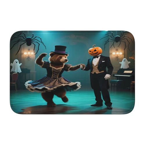 panverix Lady Bear Dances Halloween-Badezimmermatte, rutschfest, für Waschbecken, 60 x 40 cm panverix Lady Bear Dances Halloween-Badezimmermatte, rutschfest, für Waschbecken, 60 x 40 cm von panverix
