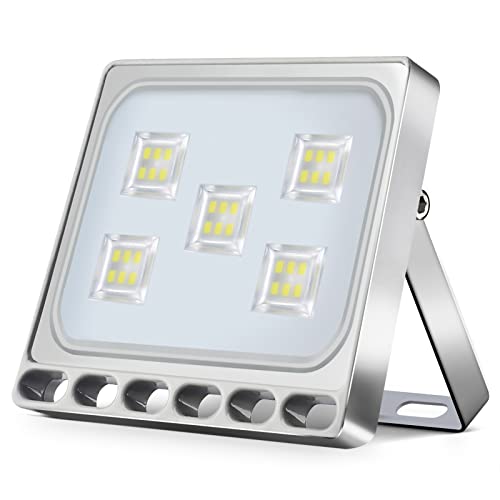 papasbox LED Flutlicht Strahler 30W Außen, 3000LM Außenstrahler Kaltweiß 6000K Fluter Scheinwerfer IP65 Wasserdicht Flutlichtstrahler für Hof Treppe Garten Garage Wand von papasbox