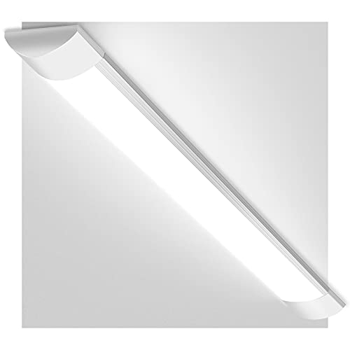 LED Leuchtstoffröhre Leuchtröhre Feuchtraumleuchte 20W Deckenleuchte Röhre, 60cm Ultraslim Tube Röhre, 2400LM Lineare Lichtleiste Kaltweiß 6500K Leuchtröhre Lampe für Werkstattleuchte Wohnzimmer von papasbox