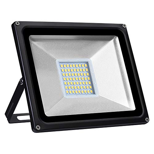 papasbox LED Fluter, 30W LED Strahler Flutlicht Außen, IP65 Wasserdicht Flutlichtstrahler, Warmweiß 2800-3000K Scheinwerfer, 3000LM Außenstrahler Außenleuchte Flutlichtstrahler Garten Wandleuchte von papasbox