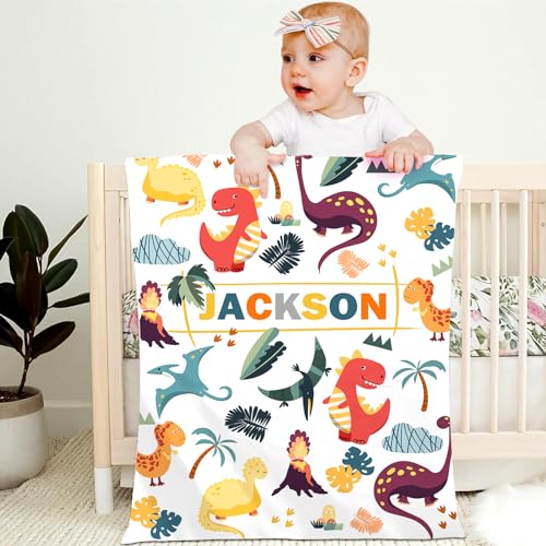 Personalisierte Babydecke mit Namen Kinderdecke Namensdecke Tier Elefant Panda Individuelle Baby Decke für Geburtstag, Geschenke von papasgix