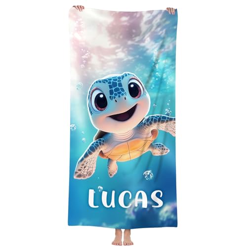 Strandtuch Personalisiert,Sandfrei&Schnell Trocknendes Individuellem Mikrofasertuch Meeresschildkröte Badetücher mit Namen für Erwachsener Kinder,Geburtstagsgeschenk für Camping Reisen Urlaub Strandtuch Personalisiert,Sandfrei&Schnell Trocknendes Individuellem Mikrofasertuch Meeresschildkröte Badetücher mit Namen für Erwachsener Kinder,Geburtstagsgeschenk für Camping Reisen Urlaub von papasgix
