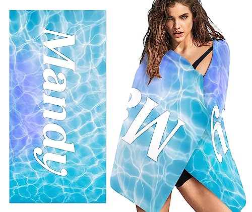 papasgix Badetuch mit Namen 76x152cm Mikrofaser Personalisiertes Strandtuch Leicht und Schnelltrocknend Saunatuch Badehandtuch Duschtuch für Reise, Strand, Sauna papasgix Badetuch mit Namen 76x152cm Mikrofaser Personalisiertes Strandtuch Leicht und Schnelltrocknend Saunatuch Badehandtuch Duschtuch für Reise, Strand, Sauna von papasgix