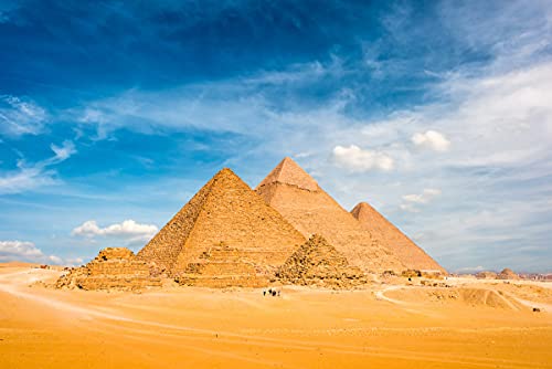 BILD TAPETE PAPERMOON, Große Pyramiden in Gizeh,VLIES Fototapete, Digitaldruck, ink. KLEISTER, verschiedene Größen von papermoon