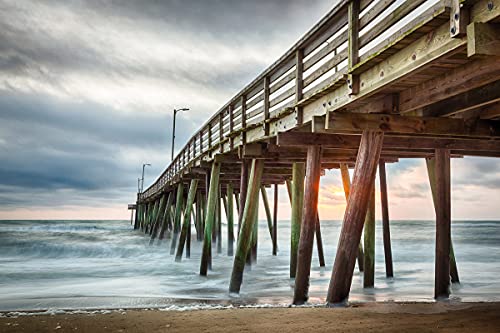 BILD TAPETE PAPERMOON, Virginia Beach Pier,VLIES Fototapete, Digitaldruck, ink. KLEISTER, verschiedene Größen von papermoon