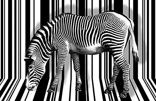 BILD TAPETE PAPERMOON, Zebra,VLIES Fototapete, Digitaldruck, ink. KLEISTER, verschiedene Größen von papermoon