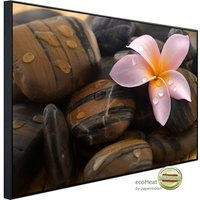 papermoon Infrarotheizung »EcoHeat - Steine mit Blume «, Matt-Effekt - bunt papermoon Infrarotheizung »EcoHeat - Steine mit Blume «, Matt-Effekt - bunt von papermoon