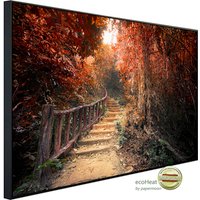 papermoon Infrarotheizung »EcoHeat - Treppe durch Wald«, Matt-Effekt - bunt papermoon Infrarotheizung »EcoHeat - Treppe durch Wald«, Matt-Effekt - bunt von papermoon