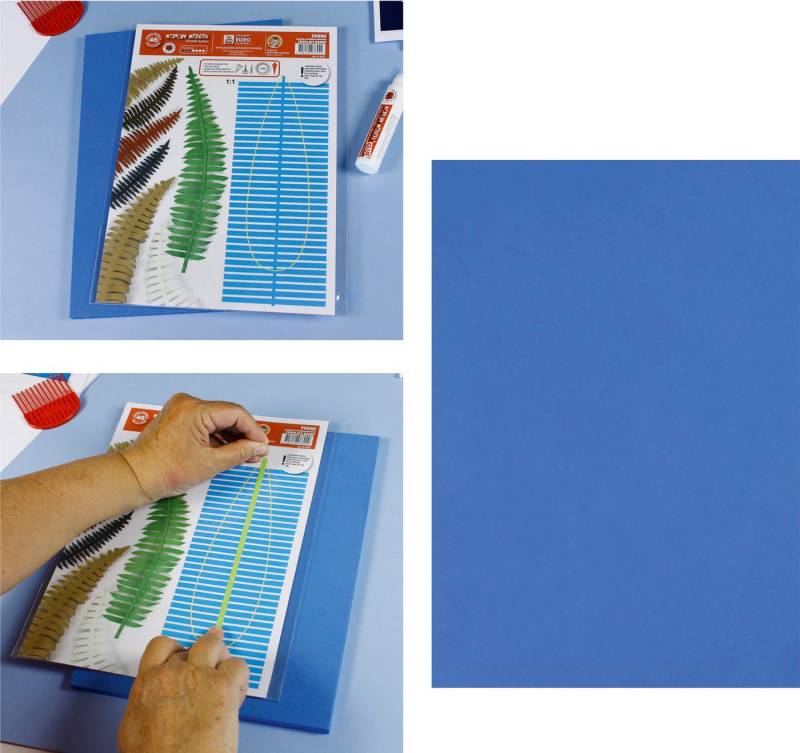 papier+ideen Papiersterne Quilling Foamboard, A4 von papier+ideen