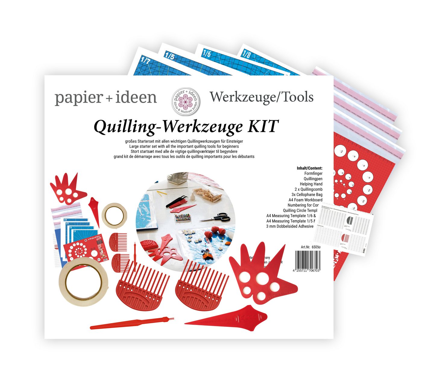 papier+ideen Papiersterne Quilling Tool Kit, 16 Teile papier+ideen Papiersterne Quilling Tool Kit, 16 Teile von papier+ideen