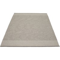 Pappelina - Edit Teppich, 180 x 260 cm, charcoal / warm grey / stone metallic von pappelina