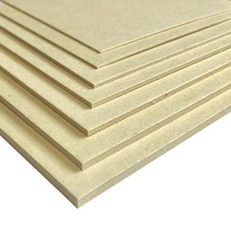 BRAMANTE Finnpappe, Holzpappe 2,0 mm 70 x 100 cm 10 Stück (1 Box) von QWIGOFU