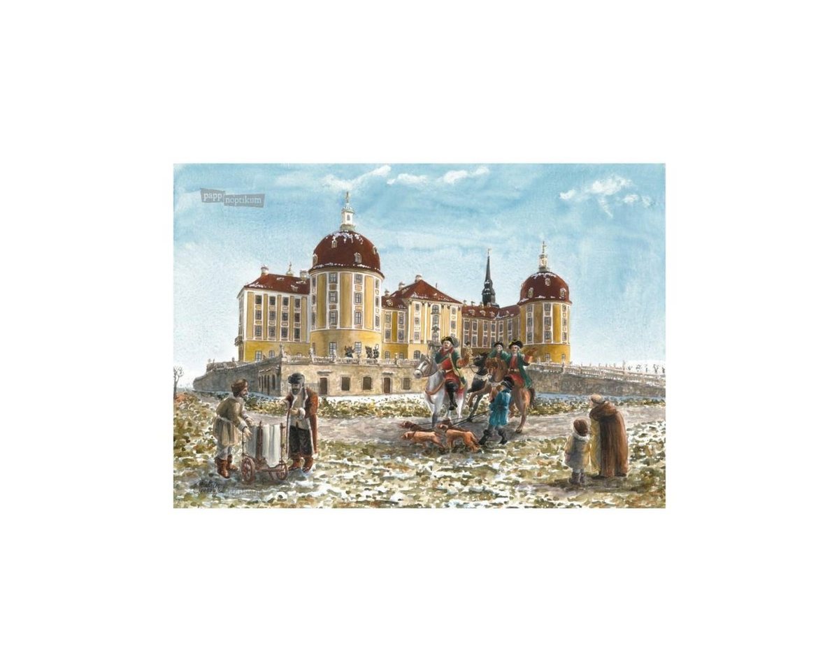 pappnoptikum Adventskalender 1048 - Schloss Moritzburg (Mini-Adventskalender) von pappnoptikum