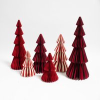 Zweifarbiger Weihnachtsbaum Aus Papier, Nachhaltiger Tannenbaum, Papier Weihnachtsbaum, Tischdeko, Nordic Skandi Mehrfarbig Rot Weiß Zweifarbiger Weihnachtsbaum Aus Papier, Nachhaltiger Tannenbaum, Papier Weihnachtsbaum, Tischdeko, Nordic Skandi Mehrfarbig Rot Weiß von papurism