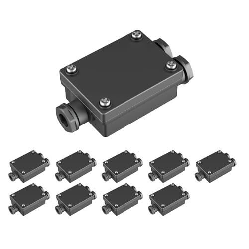 ledscom.de 10 Stück 2-fach Kabelverbinder für außen, IP68, Muffe für 6-8mm Kabel-Durchmesser ledscom.de 10 Stück 2-fach Kabelverbinder für außen, IP68, Muffe für 6-8mm Kabel-Durchmesser von ledscom.de