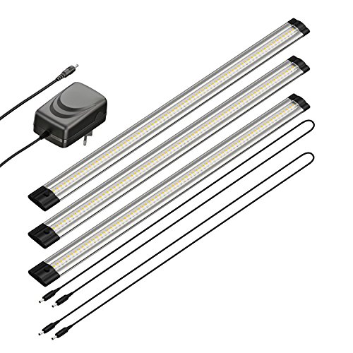 parlat LED Unterbau-Leuchte SIRIS, flach, je 50cm, je 531lm, warmweiß, 3er Set von parlat