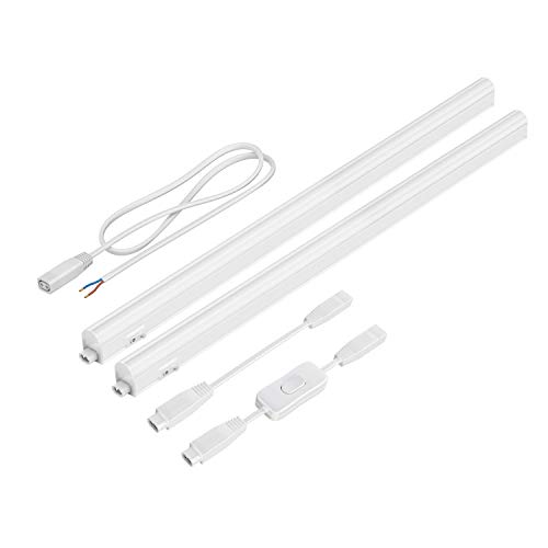 parlat LED Unterbau-Leuchten Rigel, je 57,3cm, mit Schalter (warmweiß, 16,21W, je 790lm, 130°) 2er Set von parlat