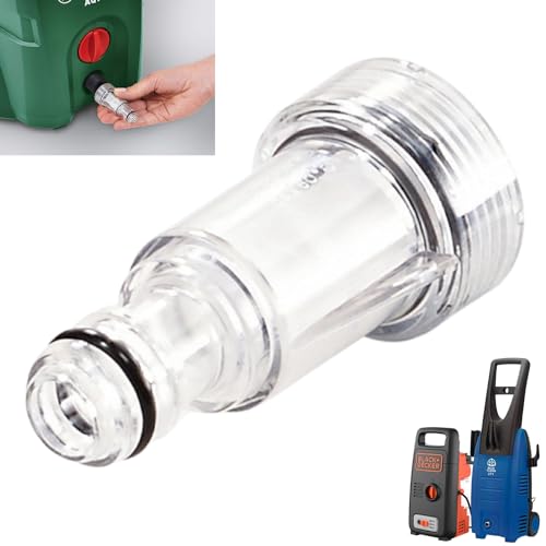 Parpyon® Ersatzzubehör für Hochdruckreiniger Annovi Reverberi - Black&Decker, Lanze, Köpfe, Spender, Bürste, Bodenwischer, Adapter (Wasserfilter) von parpyon